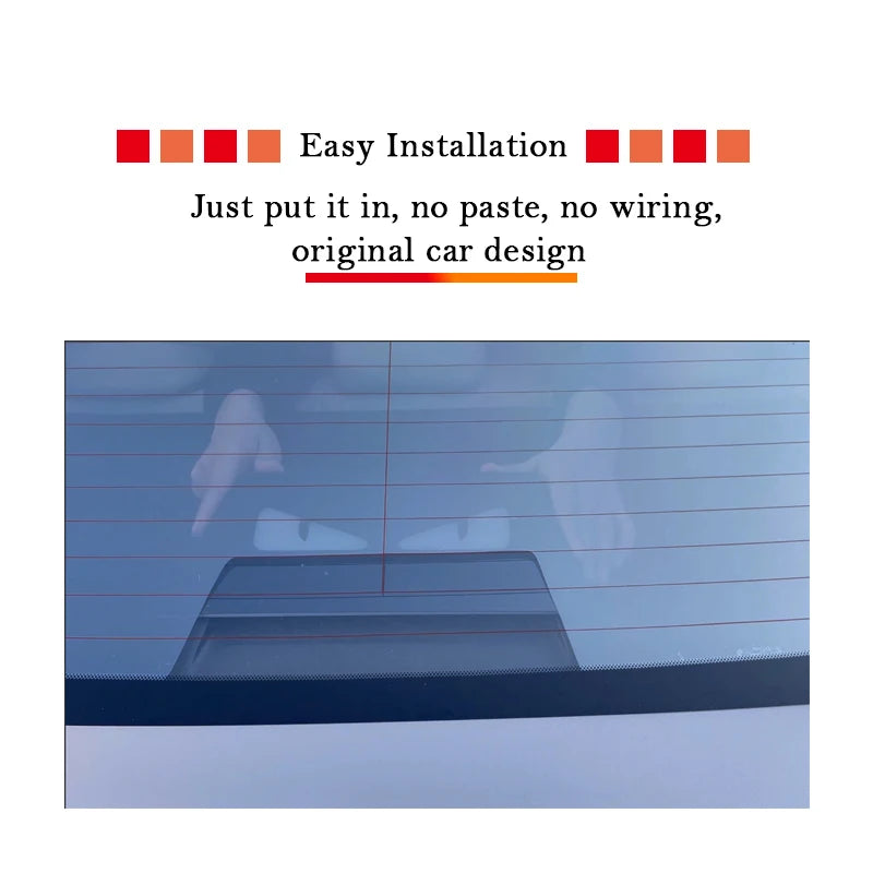 For Lexus ES Car Brake Light Sticker Brake Light Projection Board Cool Exterior Rear windshield Stickers Car Tuning Supplies