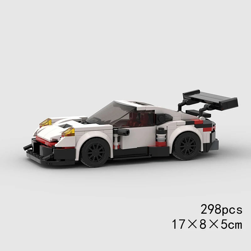 Racing Car City Speed Champions Sports Model Building Blocks DIY Bricks MOC Toy Classic Rally Super Racers Vehicle f1 technique
