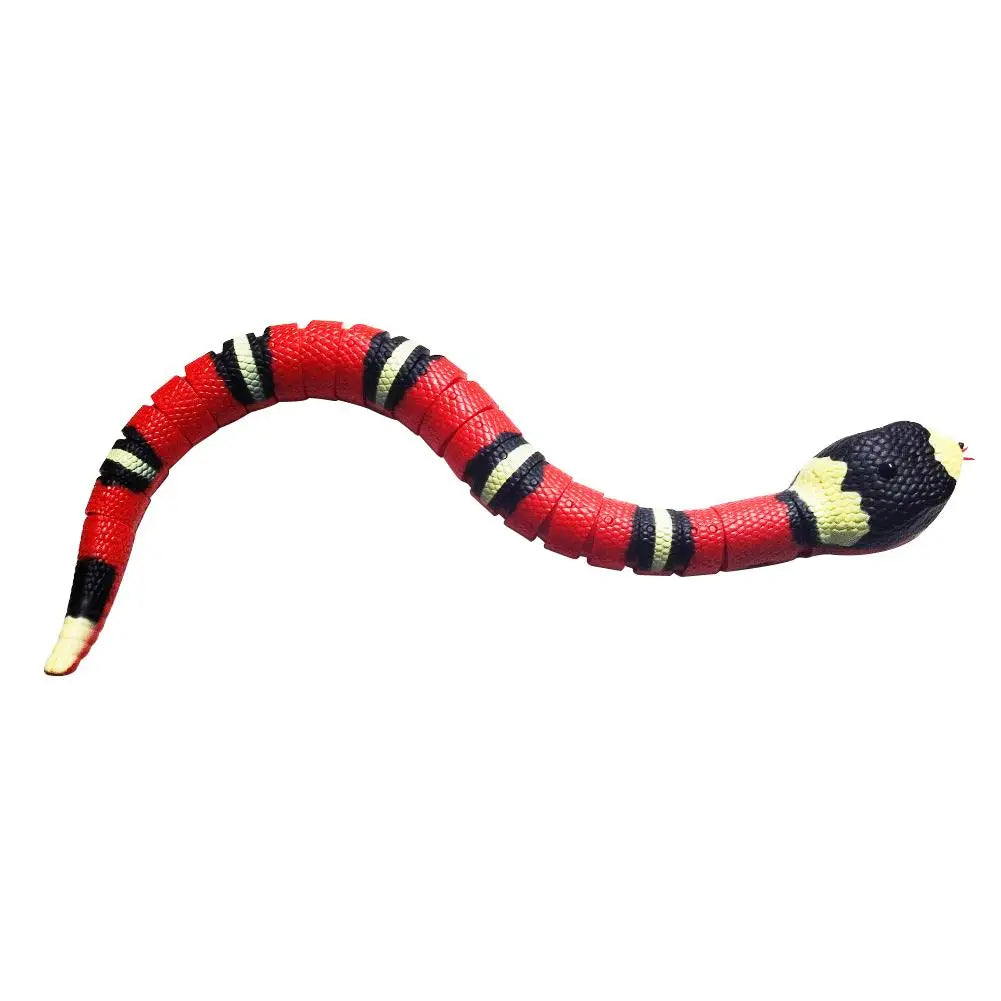 Tricky Snake Cat Toys Interactive Electric Induction Snake Toy Smart Sensing Tease Toys for Cats Game Accessories Pet Supplies