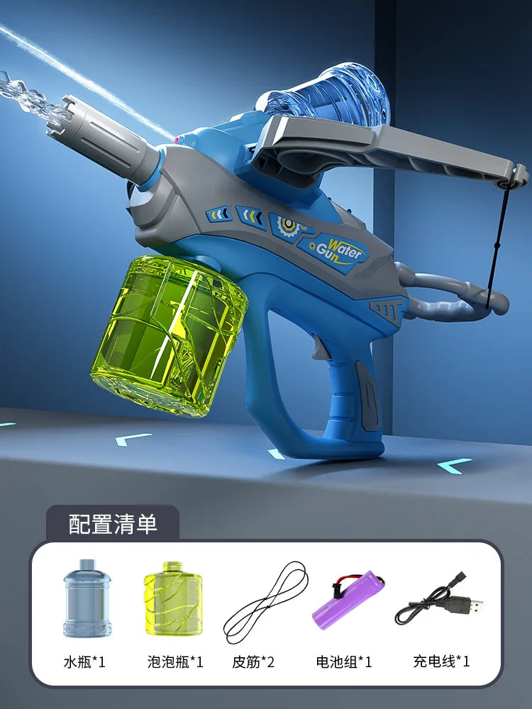 2024 Electric Toy Water Gun Dolphin Outdoor Portable Swimming Pool Battle Party Large Capacity Water Toy Gun Gift for Kid Adult