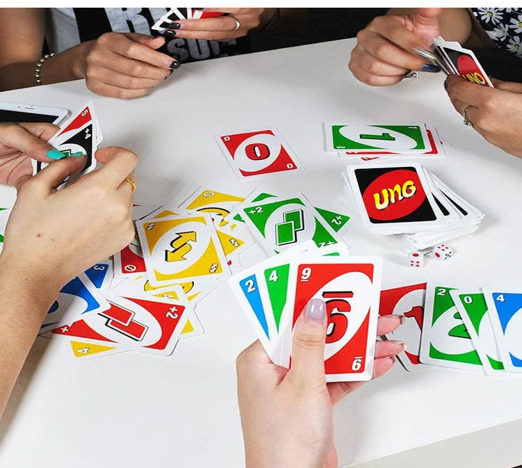 UNO FLIP! Pokemon Board Game Anime Cartoon Phase 10 Pikachu Pattern Family Funny Entertainment Uno Cards Games Christmas Gifts