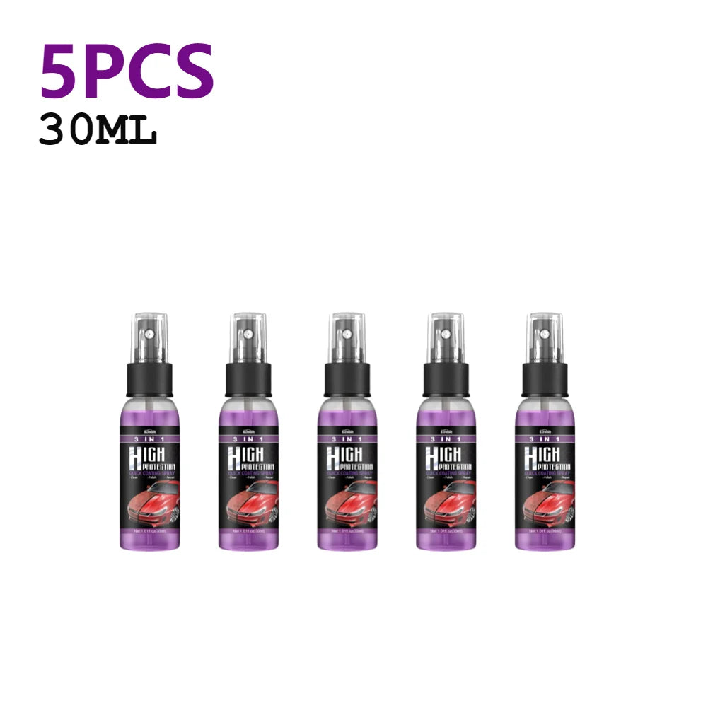3 In 1 Car Ceramic Nano Coating Liquid Nano Crystal Hydrophobic Layer Polishing Paint Agent Car Polish Nanos Coatings 30/100ML