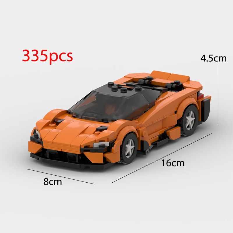 2022 Hot MOC Speed City Car Champion Racer Classic Supercar Building Blocks Brick Racing Super Technique Creative Garage DIY Set