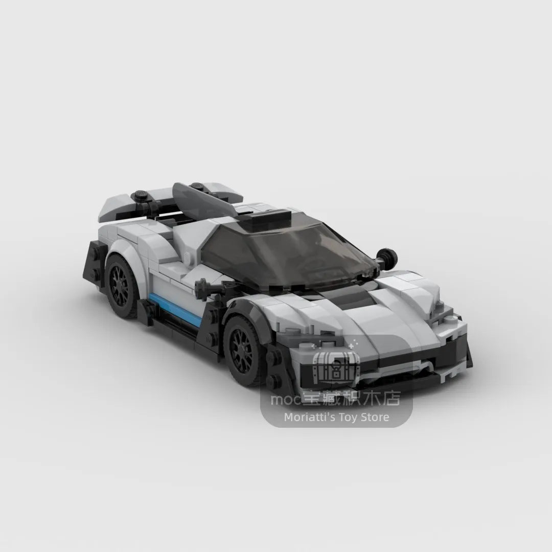 2022 Hot MOC Speed City Car Champion Racer Classic Supercar Building Blocks Brick Racing Super Technique Creative Garage DIY Set