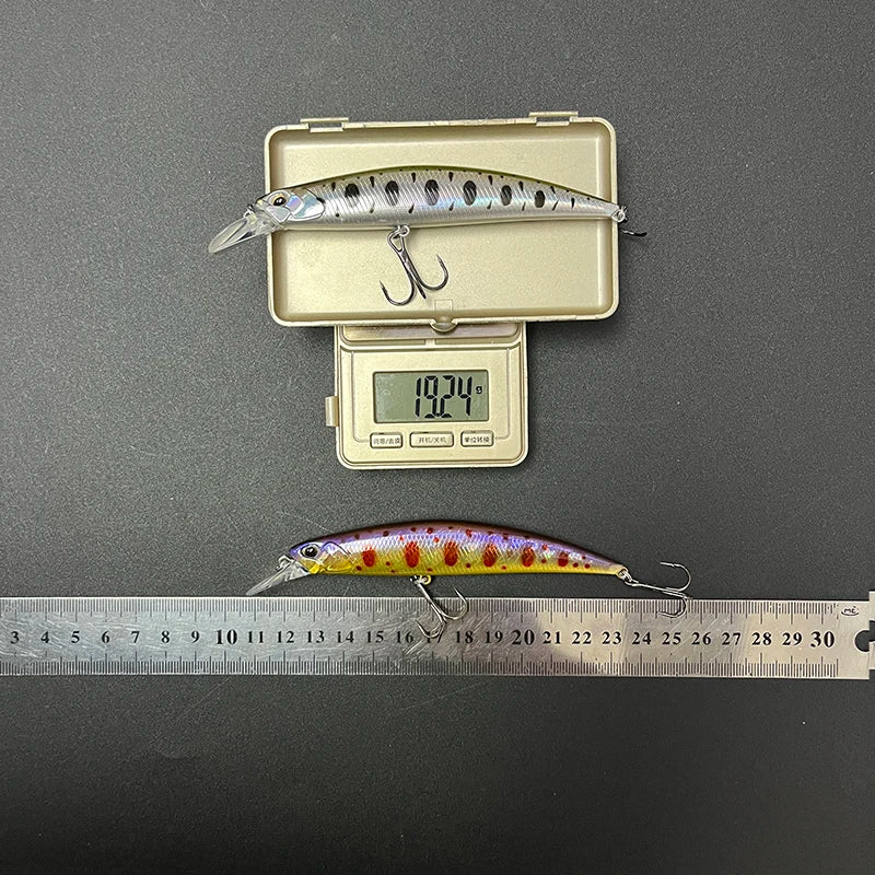 19g 110mm Sinking Minnow Fishing Lures Saltwater Artificial Hard Bait for Bass Pike Trout Swimbait Wobblers Fishing Accessories