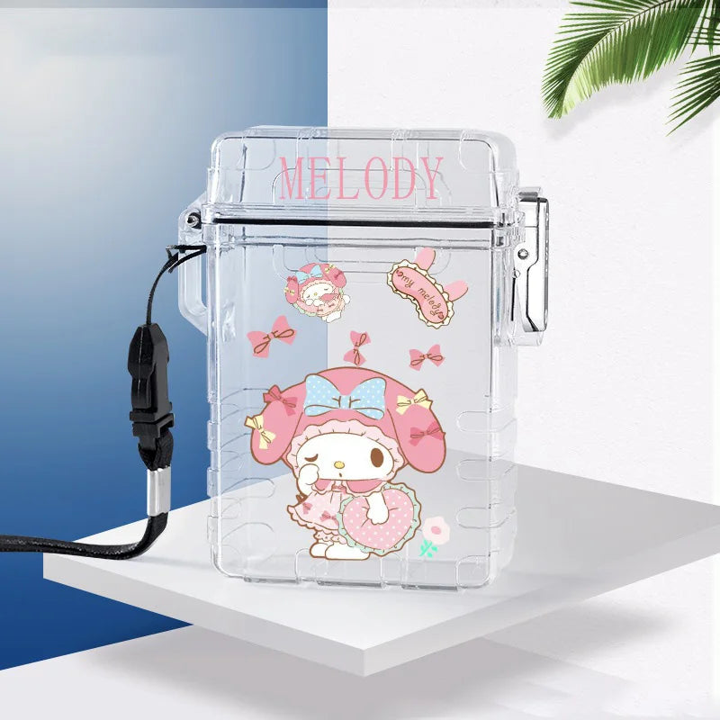 Sanrioed Kuromi Lighter Kawaii Cartoon Anime Cinnamoroll My Melody Creative Personalized Cool Pattern Y2K Boyfriend Friend Gift