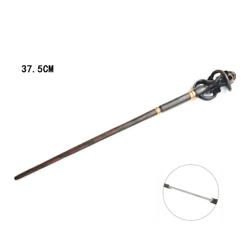 27Pcs Anime Cosplay Show Metal Core Magic Wand Children Decoration Toy Accessories For Kids Bacchetta Di Plastic Magic Stick