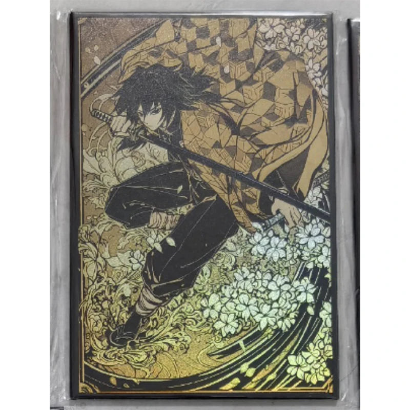Anime Demon Slayer Kamado Nezuko Kochou Shinobu Rengoku Kyoujurou Kanroji Mitsuri Collection Cards Birthday Gift Children's Toys
