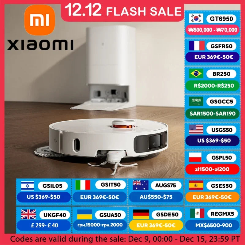 Aspiradora robot XIAOMI MIJIA M40, evitación de obstáculos de alta precisión, succión de 12 kPa, elevación de trapeador inteligente, navegación láser LDS