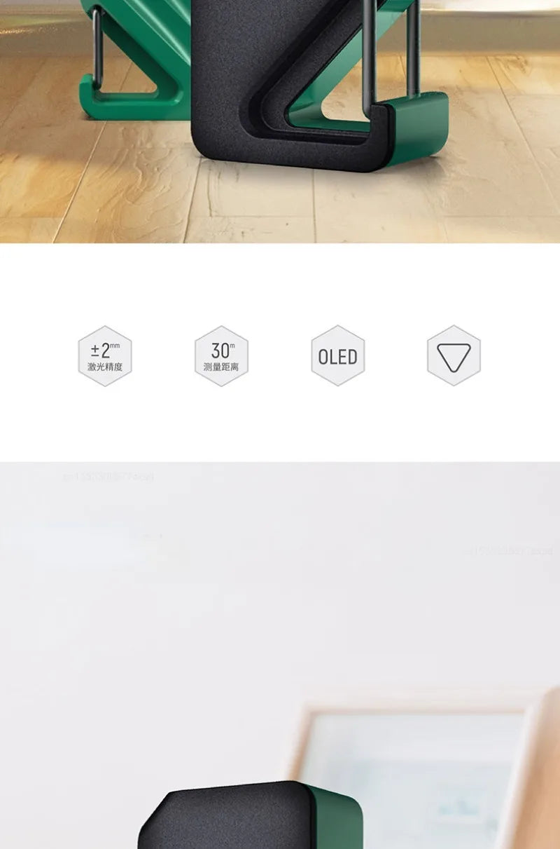 Telémetro láser de alta precisión SATA de Xiaomi, mini regla electrónica infrarroja, herramientas de medición láser de alta precisión para ingeniería