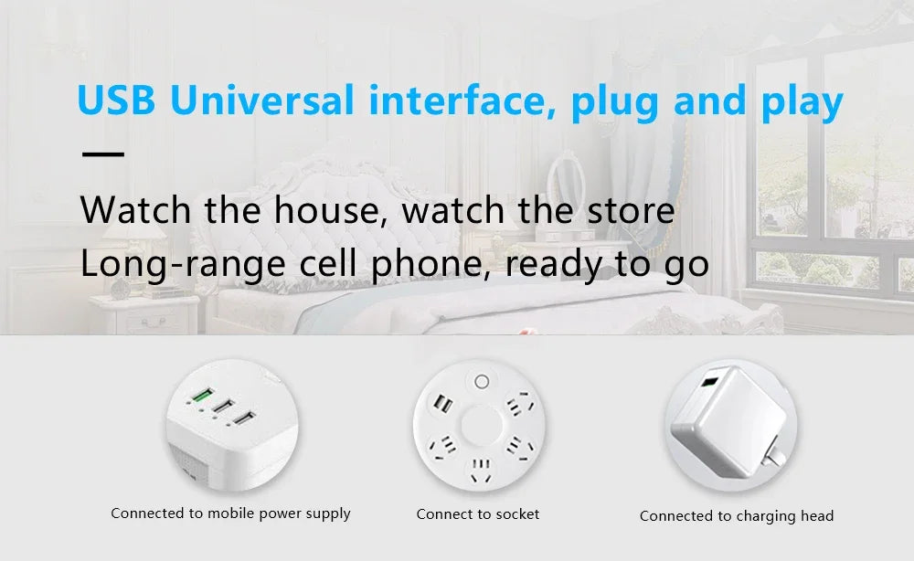Mini cámara WiFi HD de 1080P para seguridad en interiores, vigilancia, monitor para bebés, videocámara con visión nocturna, cámara IP, grabadora de audio y video