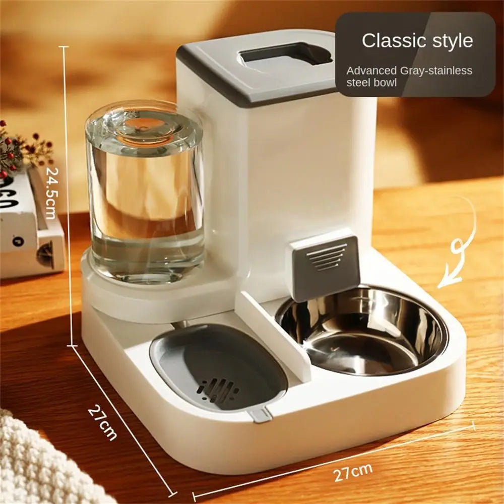Automatic Cat Dog Feeder Drinking Fountain Water Dispenser Auto Food Bowl Pet Supplies For Dogs Cats Drop Shipping