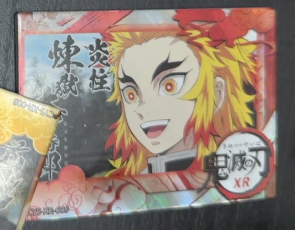 Anime Demon Slayer Kamado Tanjirou Kochou Shinobu Kanroji Mitsuri Iguro Obanai Collection Cards Christmas Birthday Gifts Toys