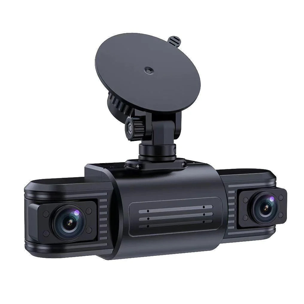 3 Channel FHD 1080P Car DVR Dash Cam Front Inside Rear Vehicle Camera DVRs Recorder Video Mini Dashcam Camcorder