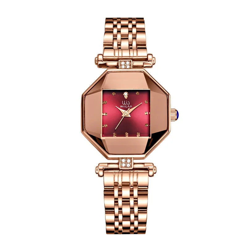 relogio feminino 2024 Luxury Brand Diamond Women Watch Rose Gold Quartz Ladies Wrist Watches Stainless steel Clock Female Watch