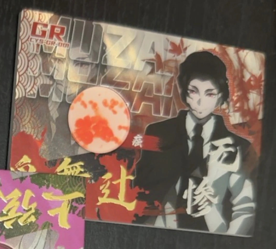 Anime Demon Slayer Kamado Tanjirou Kochou Shinobu Kanroji Mitsuri Iguro Obanai Collection Cards Christmas Birthday Gifts Toys