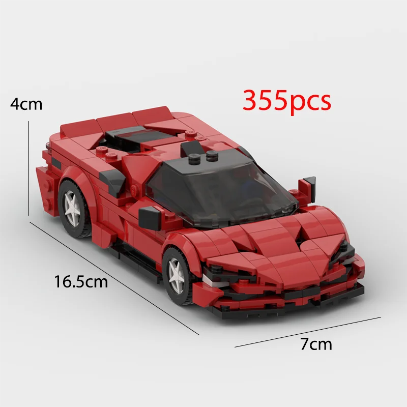 2022 Hot MOC Speed City Car Champion Racer Classic Supercar Building Blocks Brick Racing Super Technique Creative Garage DIY Set