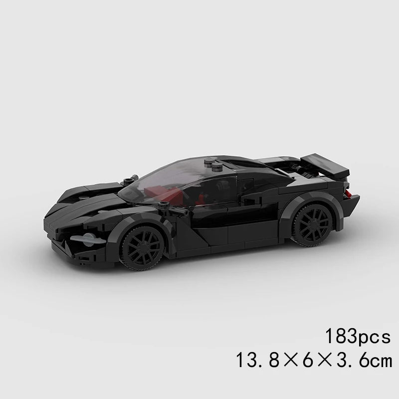 Racing Car City Speed Champions Sports Model Building Blocks DIY Bricks MOC Toy Classic Rally Super Racers Vehicle f1 technique