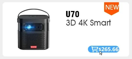 Byintek U90 Pro Rechargeable Smart 3D Projector DLP LED Outdoor Small Portable Beamer, Mobile Mini 1080P Android WIFI Projecteur