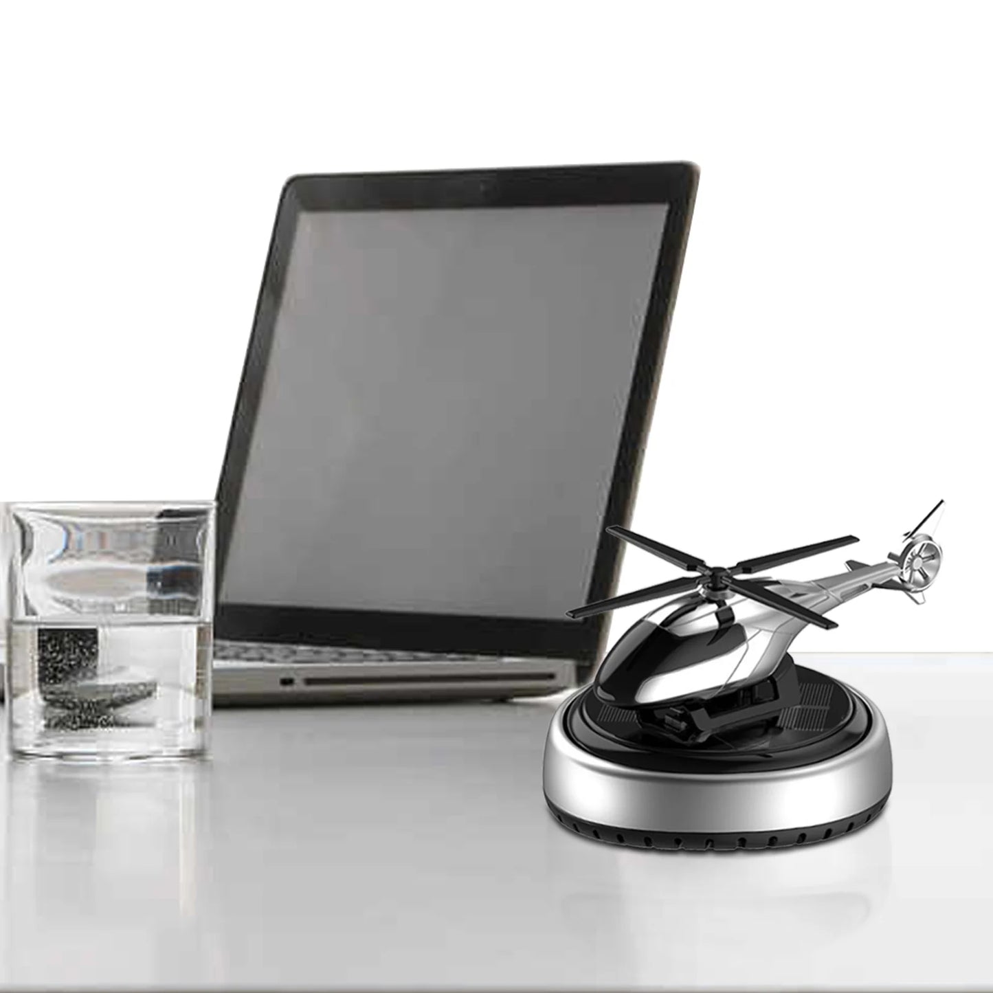 Car Air Freshener Rotating Helicopter Aeroplane Perfume Solar Power Plane Diffuser Airplane Fragrance Aircraft Dashboard Parfume