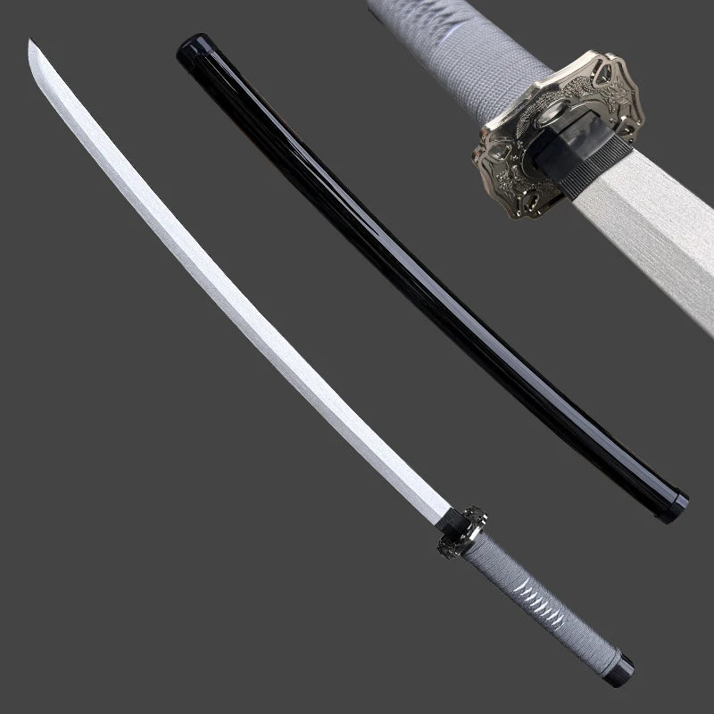 Espada de madera con vaina, accesorios de estilo antiguo, espada de madera, guerrero, juego de rol, anime, modelo de arma de espada de cosplay, espada de madera