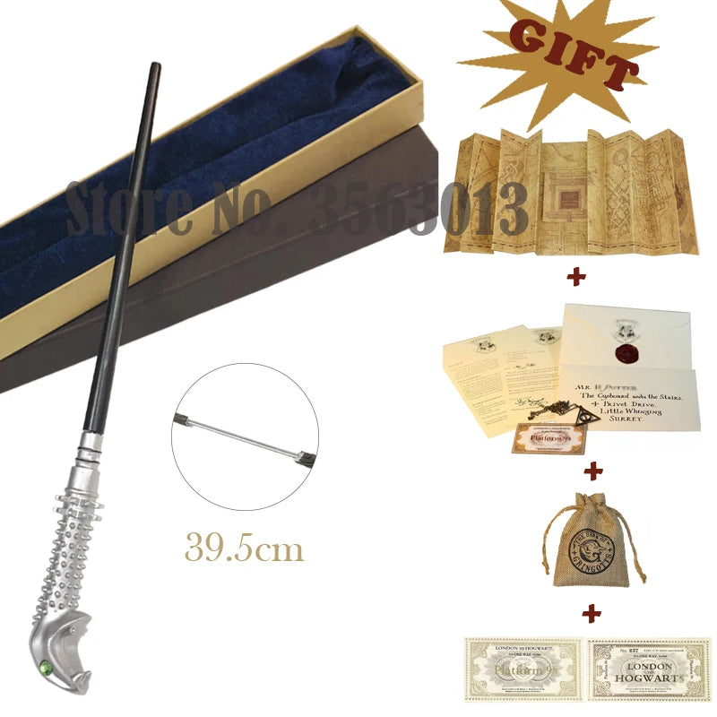 27 Kinds Wands with Map Letter 2 Tickets Necklace Cloth Bag and orginal Box