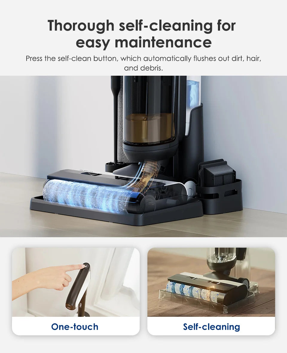 Tineco Floor One S5 Combo Wet Dry Vacuum Cleaner Cordless Smart Floor Washer Upright Home Electric Mop Wireless Self-Cleaning