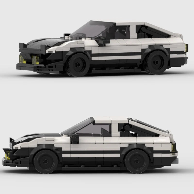 Technical Moc Car City Speed Champion Sports Car Racing Vehicle Building Blocks Brick Educational Construction Toys