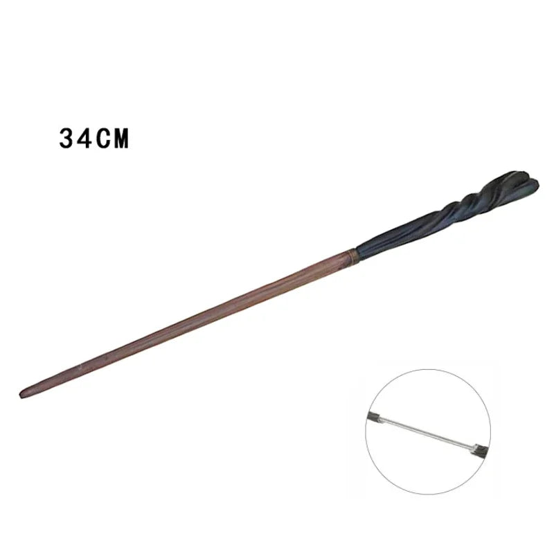 27Pcs Anime Cosplay Show Metal Core Magic Wand Children Decoration Toy Accessories For Kids Bacchetta Di Plastic Magic Stick