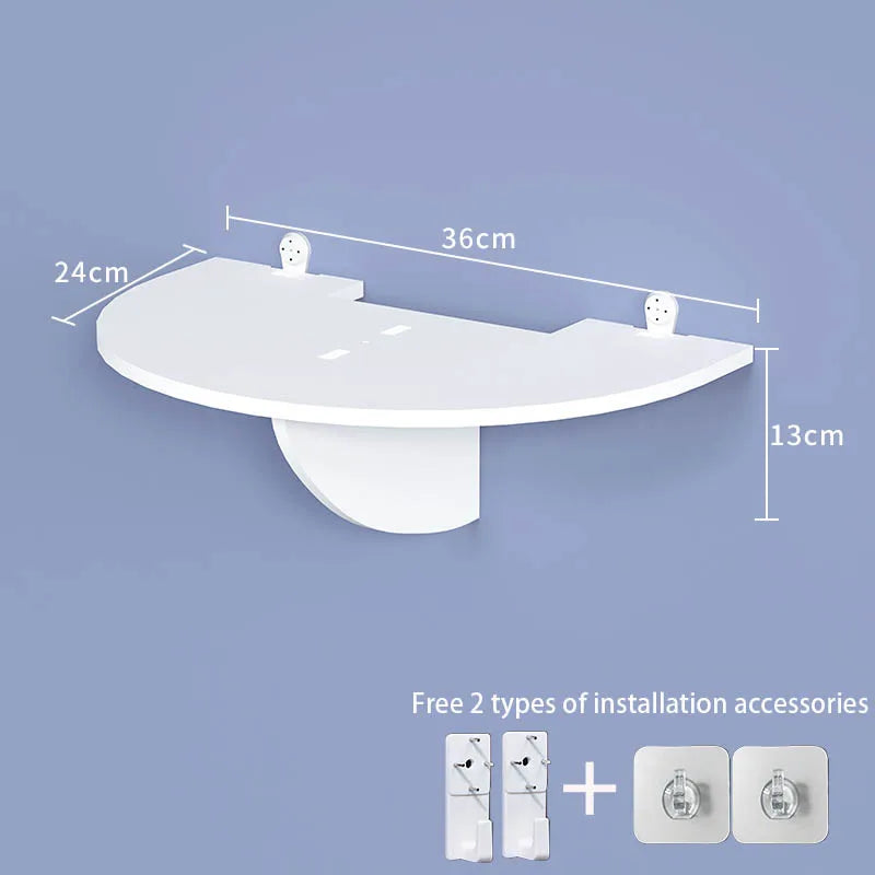 Wall Mounted Router Storage Box Projector Rack Wall Mounted Bracket Partition Wall Non Perforated Set-top Box Storage Rack