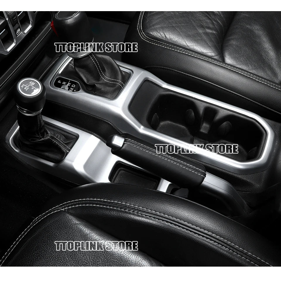 ABS Interior 4WD Gear Shift Panel/Gear Shift Panel Cover for Jeep Wrangler JL/for Jeep JT Gladiator 2018 Up Car Accessories