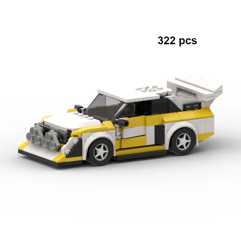 Technical Car City Speed Champion Sports MOC Ideas Creative Racing Car Building Blocks Garage Carro Rennau Voiture Vehicle Toys