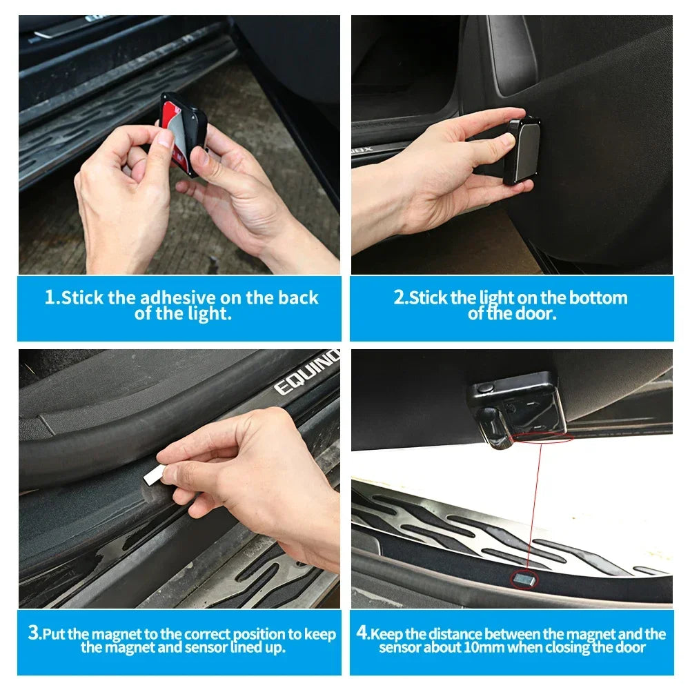 2PCS LED Laser Projector For Qashqai J10 J11 J12 2021 2022 2023 Nismo Car Door Lights Auto Signal Lamps Accessories