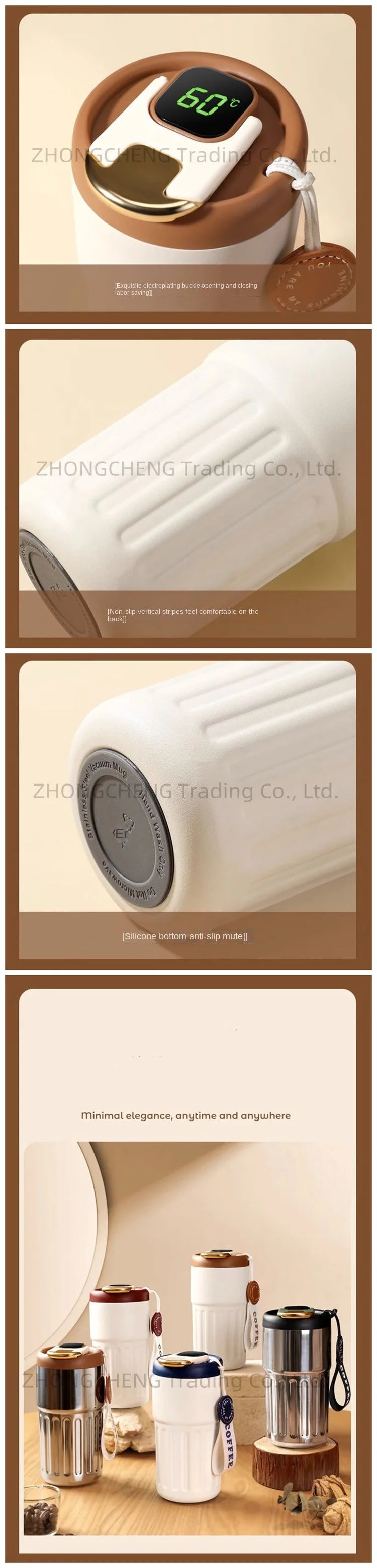 316 Stainless Steel Coffee Thermos Cup Boys High Sense Ladies High Appearance Level Girls High Water Cup