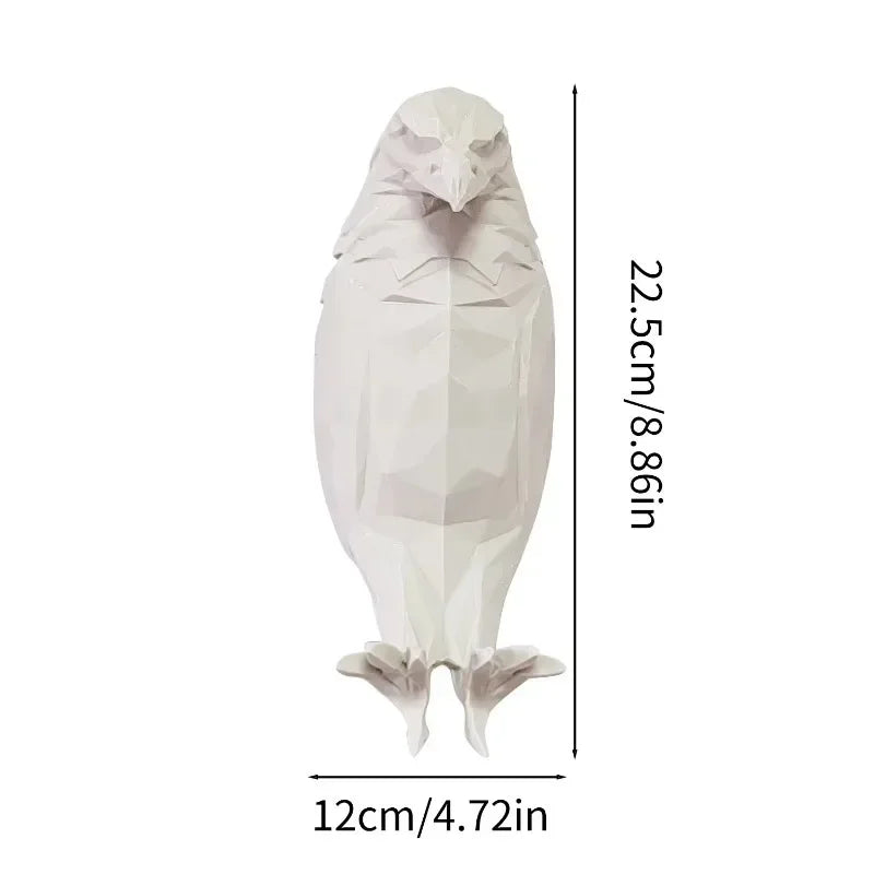 Lámpara de pared navideña con forma de águila, moderna, creativa, 3D, con cuerpo de búho, iluminación de animales, proyector LED para fiestas, regalo
