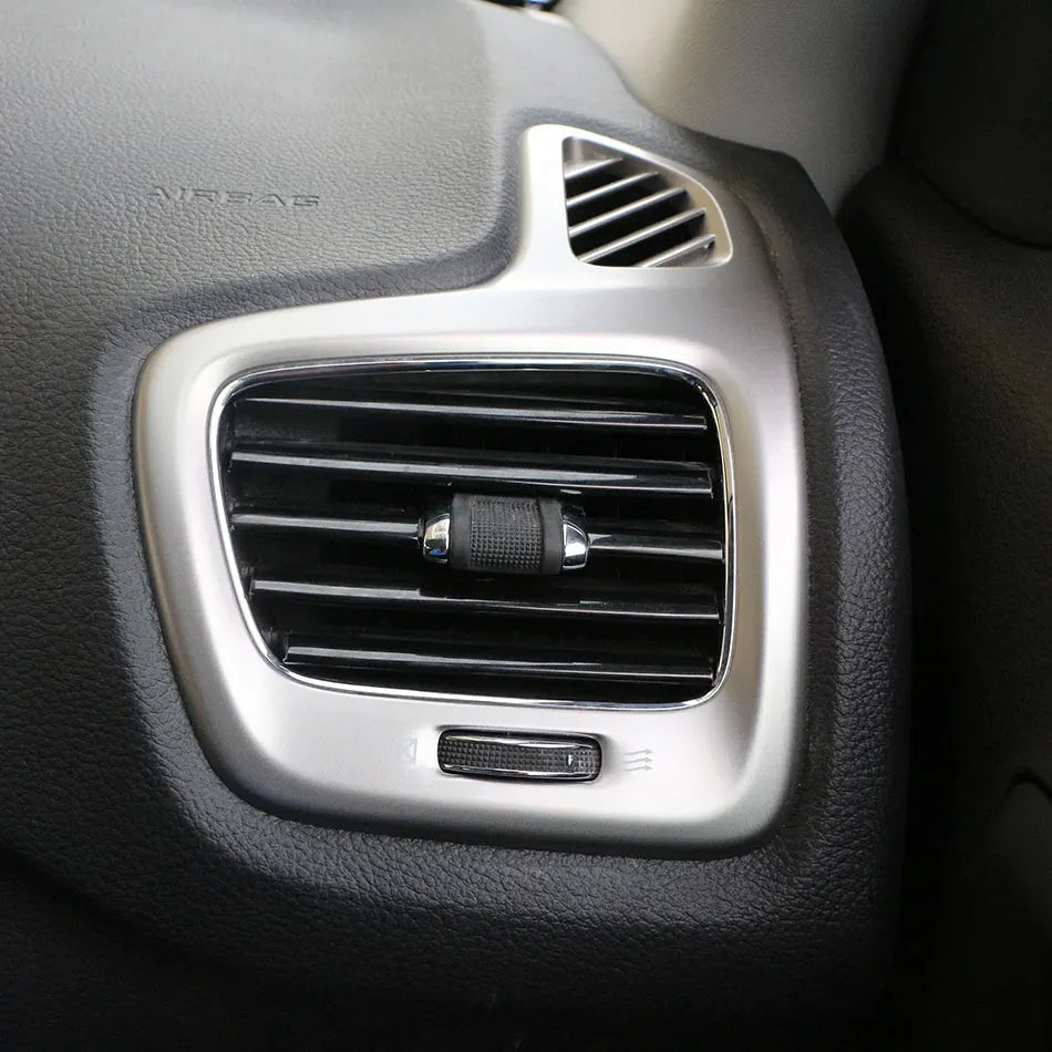 1m DIY Air Conditioner Outlet Decorative Strip AC Vent U Shape Moulding Trim Decor Protector Strips Car Accessories