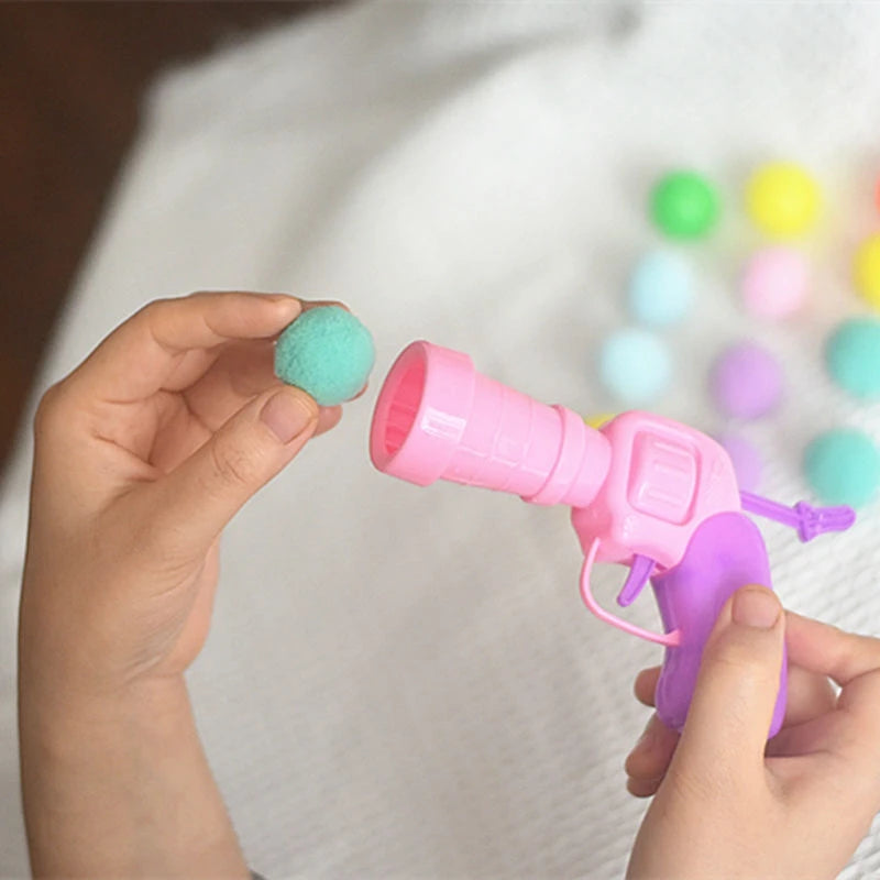 1 juego de juguetes interactivos para gatos, pistola de peluche para entrenamiento de mascotas, divertidos juegos de disparos para cachorros y gatitos, suministros para mascotas, accesorios para gatos