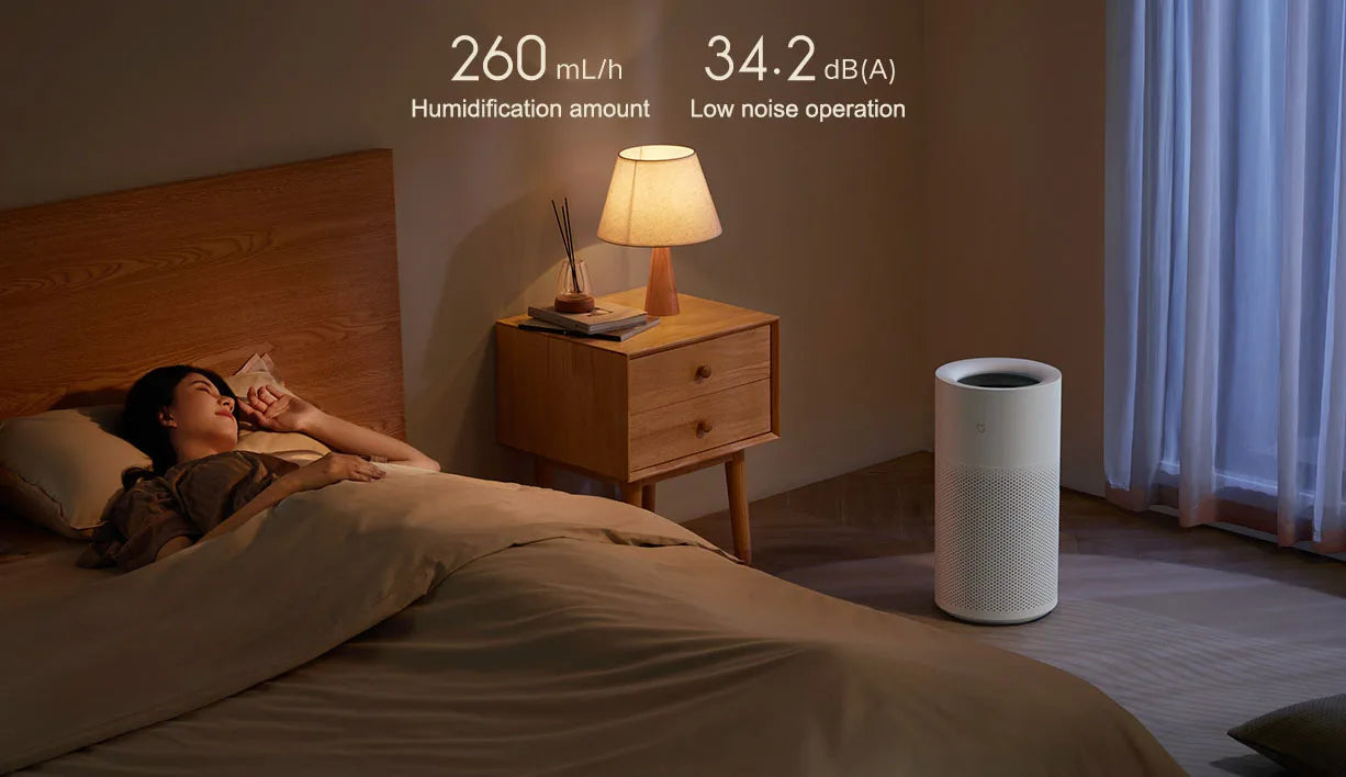 Humidificateur intelligent Xiaomi Mijia Pure 2 humidificateurs sans brume 600 ml/h pour désodorisant domestique humidificateurs huiles essentielles aromathérapie