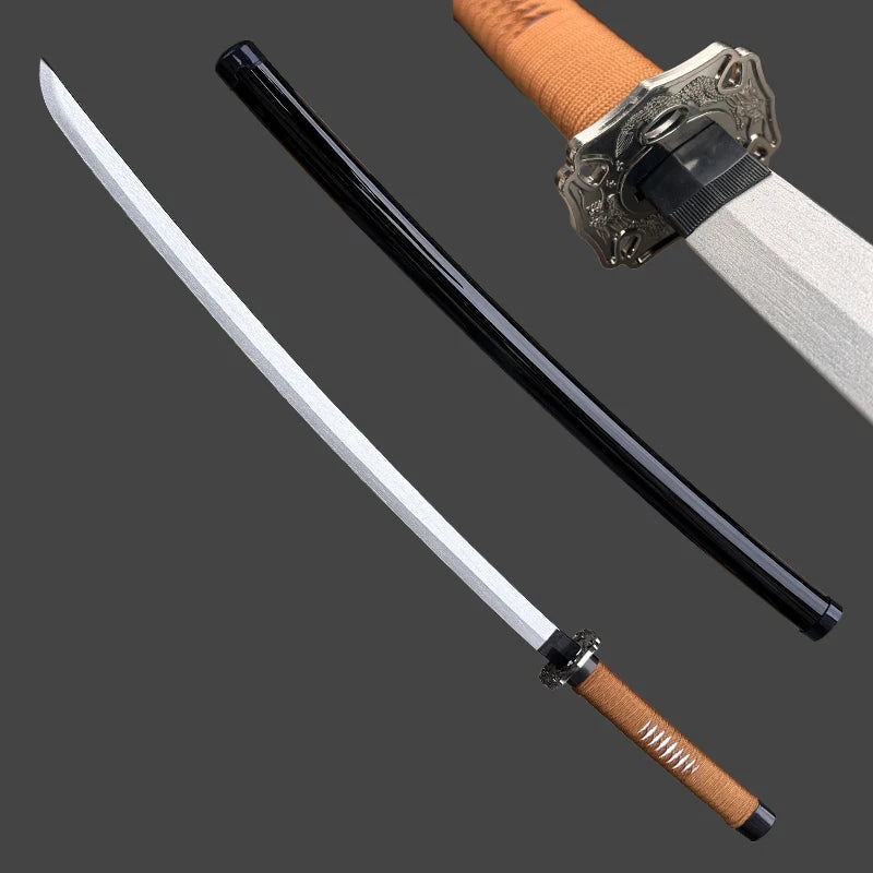 Espada de madera con vaina, accesorios de estilo antiguo, espada de madera, guerrero, juego de rol, anime, modelo de arma de espada de cosplay, espada de madera