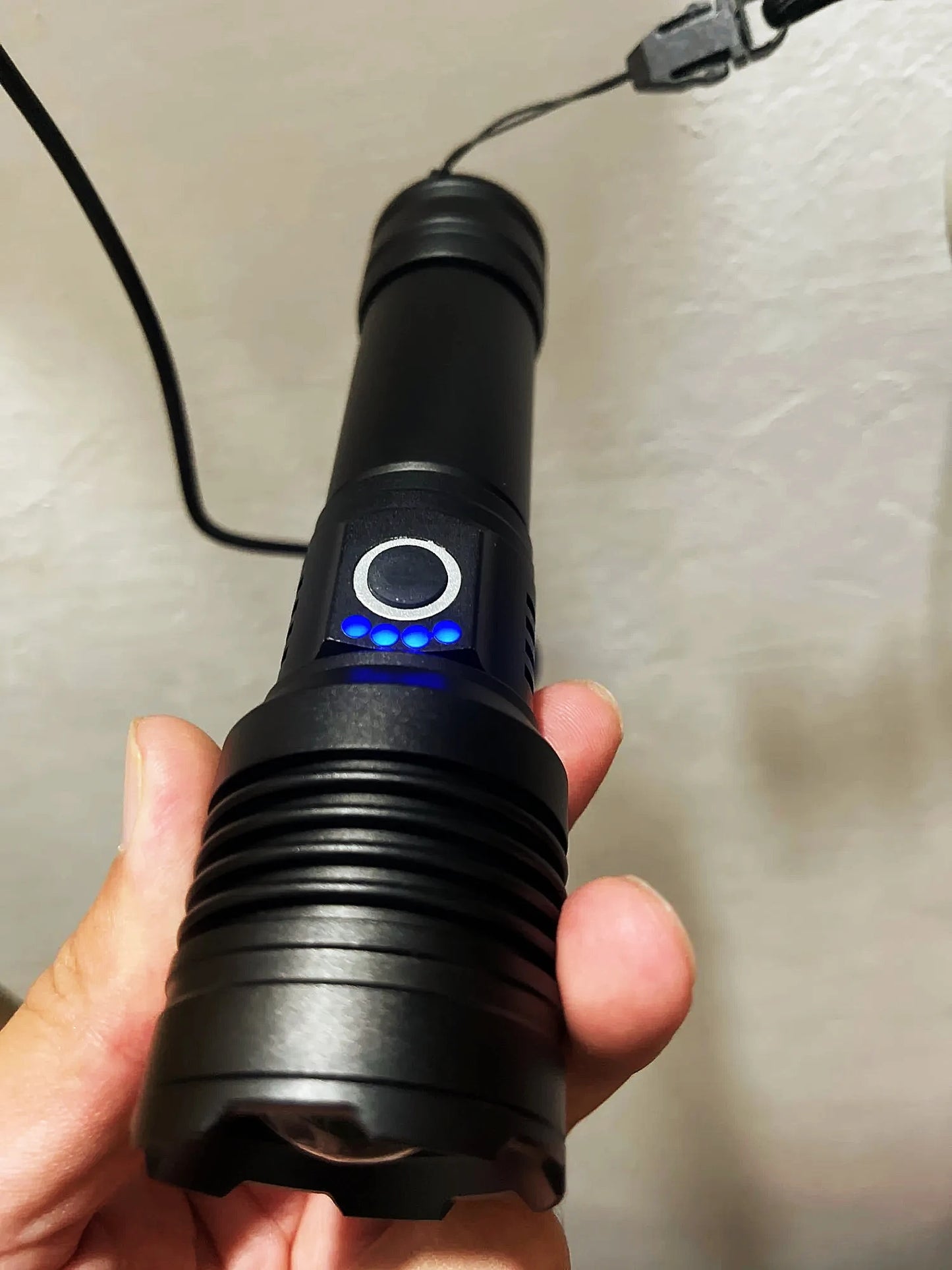 Linterna LED de alta potencia XHP 120, linterna con batería 18650 26650, recargable por USB, con zoom, para emergencias, acampadas al aire libre y pesca
