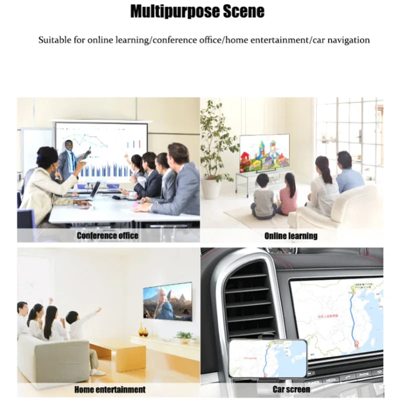 Dongle TV sans fil Wifi 1080P HDTV Projecteur Moniteur Miroir Écran Affichage Récepteur Adaptateur pour IOS Android Streaming Vidéo