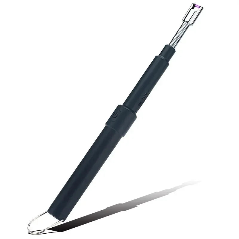 Ultra long telescopic arc ignition gun, kitchen extended igniter, outdoor barbecue camping, cross-border pulse lighter,windproof