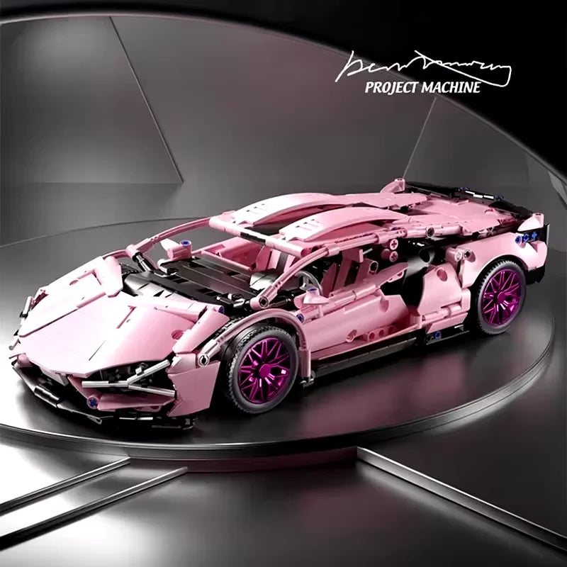 Technology Toys High-Tech Super Sport 1:8 Racing Car Model Racing Compatible Buidling Bricks High-tech Children Christmas Gifts