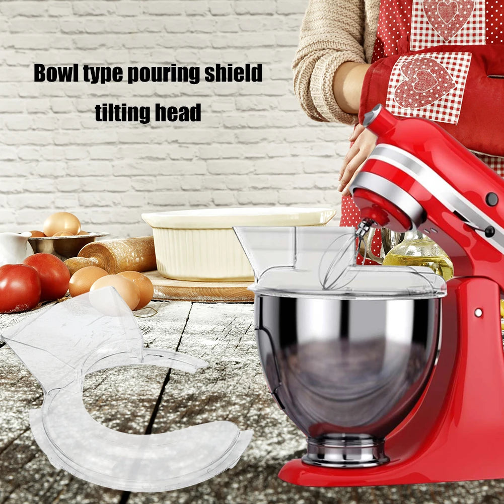 Replacement for Kitchen Aid Mixer KN1PS KSM500PS KSM45 Bowl Pouring Shield Tilt