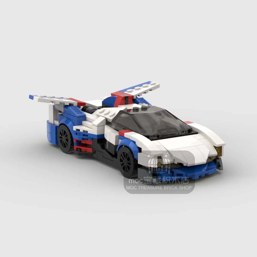 2022 Hot MOC Speed City Car Champion Racer Classic Supercar Building Blocks Brick Racing Super Technique Creative Garage DIY Set