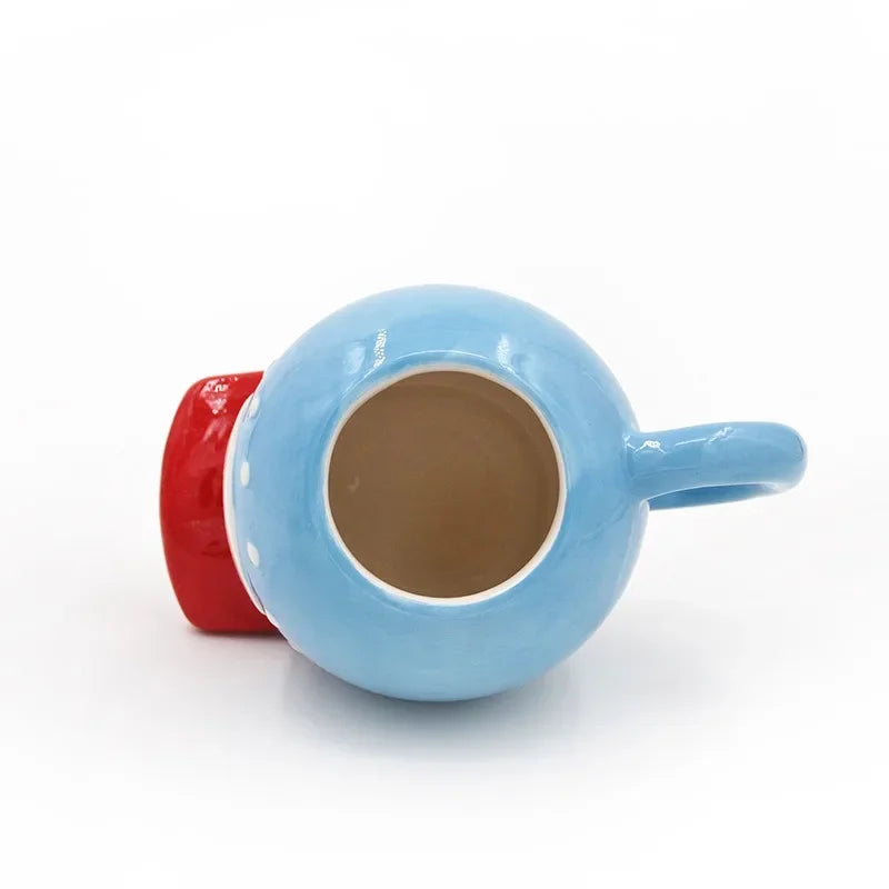Anime ONE PIECE Creative Ceramic Mug Cute Luffy Office Coffee Cup Children's Breakfast Milk Cup Kawaii 400ml Water Cup Kids Gift