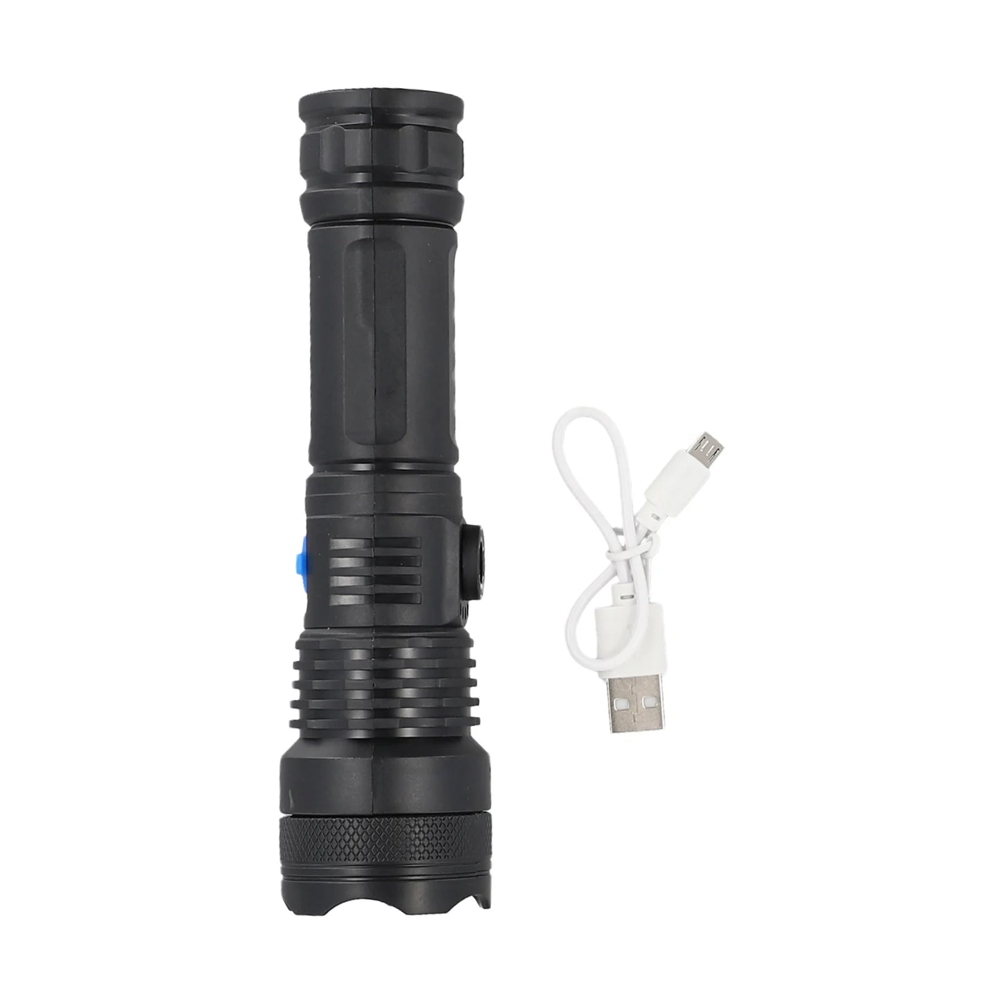 Super Bright LED Scuba Diving Flashlight P50 Underwater Waterproof UCB Rechargeable-Tactical Torch Lamp Spearfishing Lantern