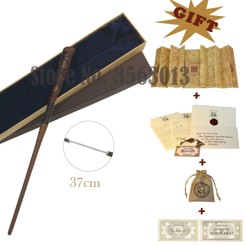 27 Kinds Wands with Map Letter 2 Tickets Necklace Cloth Bag and orginal Box