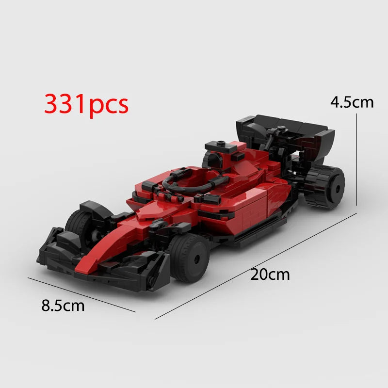 2022 Hot MOC Speed City Car Champion Racer Classic Supercar Building Blocks Brick Racing Super Technique Creative Garage DIY Set