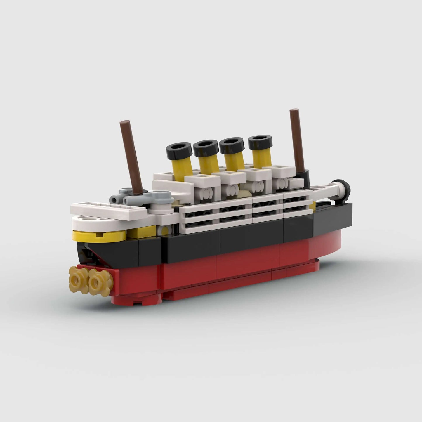Titanic Break In Half RMS Cruise Sank Building Blocks Moc Ship Boat 3D Plastic Model DIY Steamboat Gifts Kids Toys City Movie